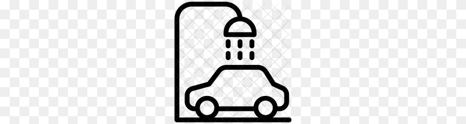 Premium Car Wash Icon Pattern, Blackboard Free Png Download