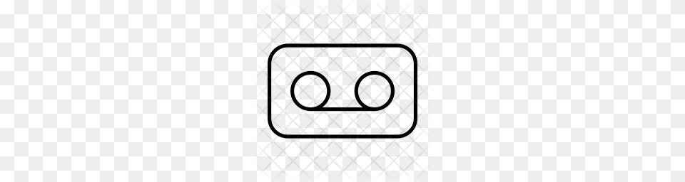 Premium Cassette Tape Recorder Music Device Instrument Icon, Pattern, Home Decor Png