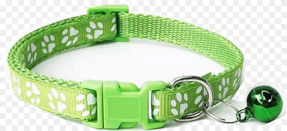 Premium Cat Collar With Bell Paw Print Dog, Accessories, Jewelry Png