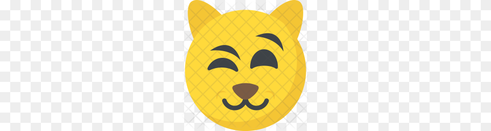 Premium Cat Emoji Icon Download, Face, Head, Person, Baby Free Transparent Png