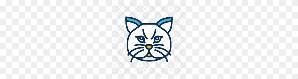 Premium Cat Head Icon Png