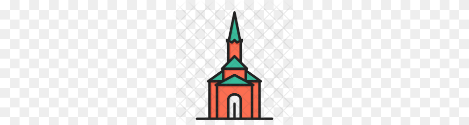 Premium Catholic Church Icon Architecture, Building, Spire, Tower Free Png Download