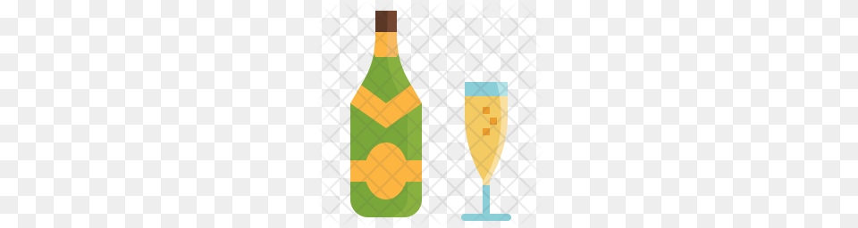 Premium Champagne Bottle Icon Download, Alcohol, Beer, Beverage, Glass Free Png