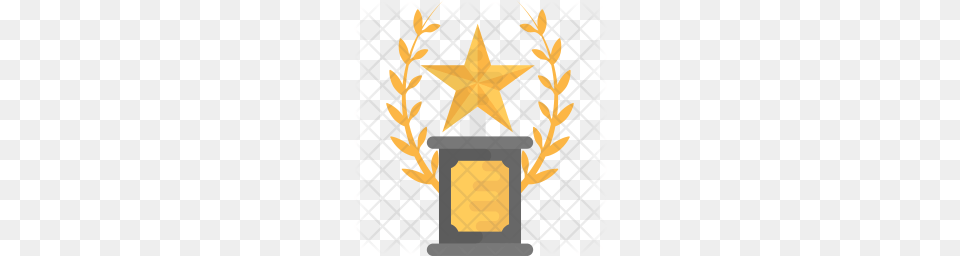 Premium Champion Trophy Icon Download, Symbol, Star Symbol Png