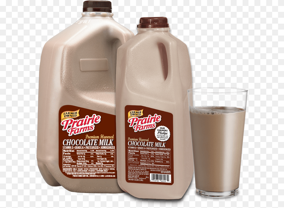 Premium Chocolate Milk Prairie Farms Premium Chocolate Milk, Beverage, Dairy, Food, Juice Free Png Download