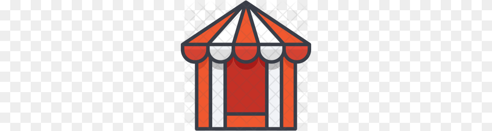 Premium Circus Tent Icon, Outdoors Png