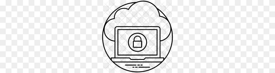Premium Cloud Security Icon Download, Home Decor, Pattern Free Transparent Png