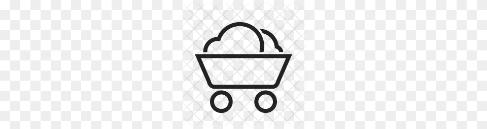 Premium Coal Icon Download, Basket, Shopping Basket Png Image