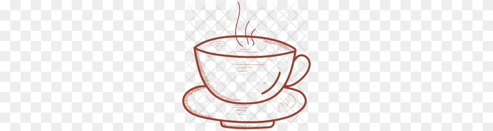 Premium Coffee Cup Icon Pottery, Food, Beverage, Coffee Cup Free Png Download
