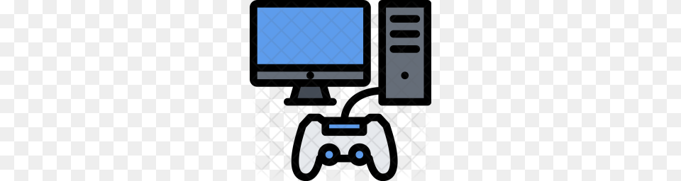 Premium Computer Game Games Video Casino Gamer Icon, Electronics, Pc, Furniture Free Transparent Png