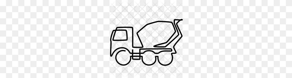 Premium Concrete Mixer Icon Download, Pattern Png Image