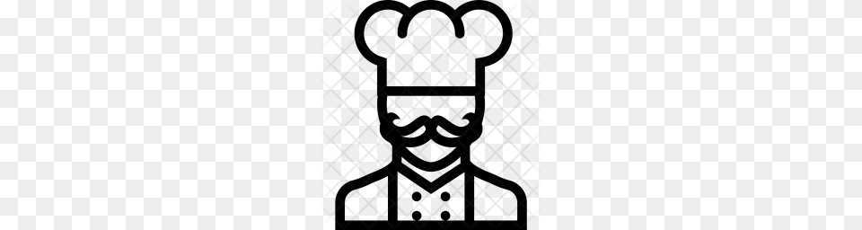 Premium Cook Kitchen Cooking Chef Restaurant Food Icon, Pattern Free Png Download