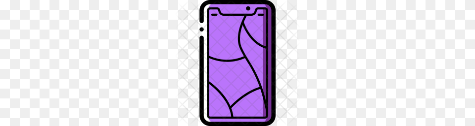 Premium Cracked Screen Icon, Electronics, Phone, Mobile Phone Free Png Download