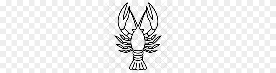 Premium Crawfish Icon Download, Pattern, Home Decor Free Png