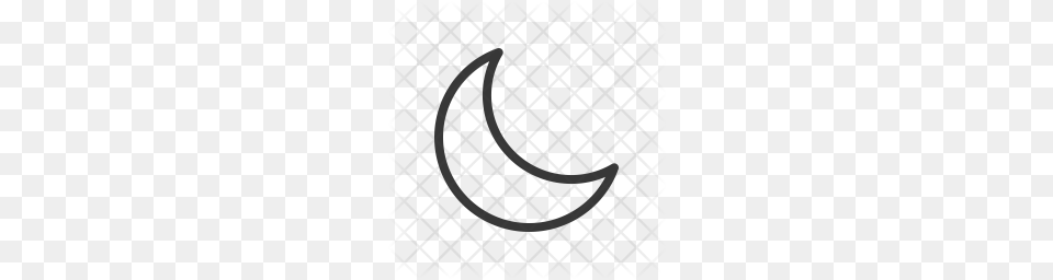 Premium Crescent Moon Icon Download, Bow, Weapon, Pattern Png