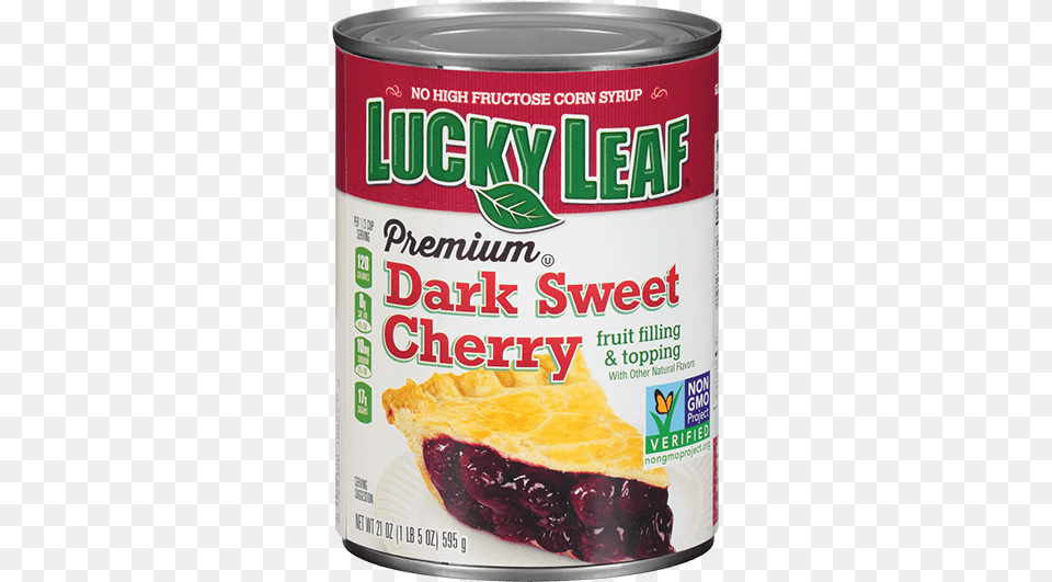 Premium Dark Sweet Cherry Fruit Filling Amp Topping Lucky Leaf Pie Filling Premium Strawberry Rhubarb, Food, Ketchup, Aluminium, Tin Png Image