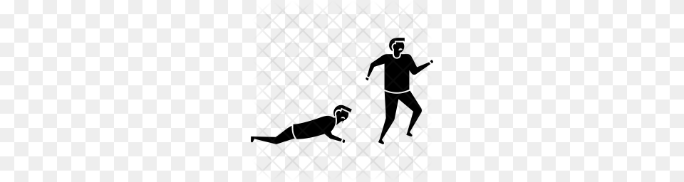 Premium Dead Man Running Icon Download, Pattern, Texture Free Transparent Png
