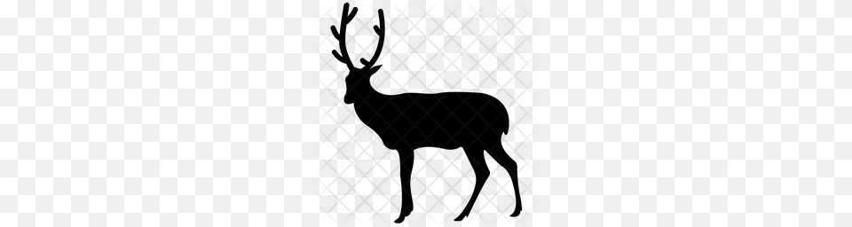 Premium Deer Icon Download, Animal, Mammal, Wildlife, Silhouette Free Transparent Png