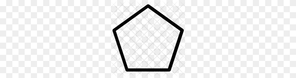 Premium Design Pentagon Polygon Shape Figure Icon Pattern, Racket, Clothing, Glove Free Png Download