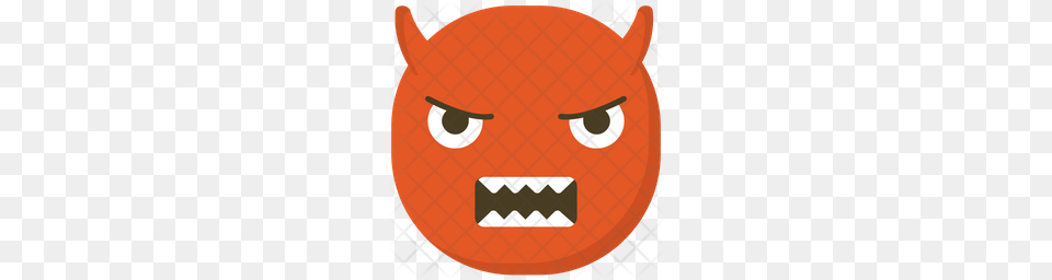 Premium Devil Emoji Icon Download, Food, Plant, Produce, Pumpkin Png Image