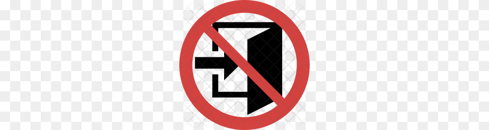 Premium Do Not Enter Icon Sign, Symbol, Road Sign Free Png Download