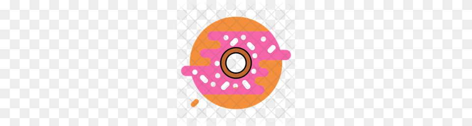 Premium Doughnut Icon Download, Machine, Spoke, Wheel, Disk Free Png