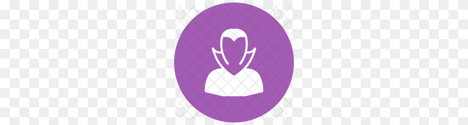 Premium Dracula Icon Download, Purple, Sticker, Heart, Disk Png Image
