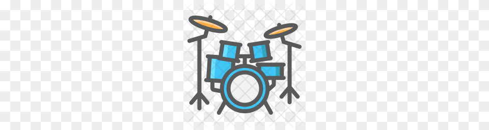 Premium Drum Kit Icon Download, Lighting, Furniture, Musical Instrument, Percussion Free Transparent Png