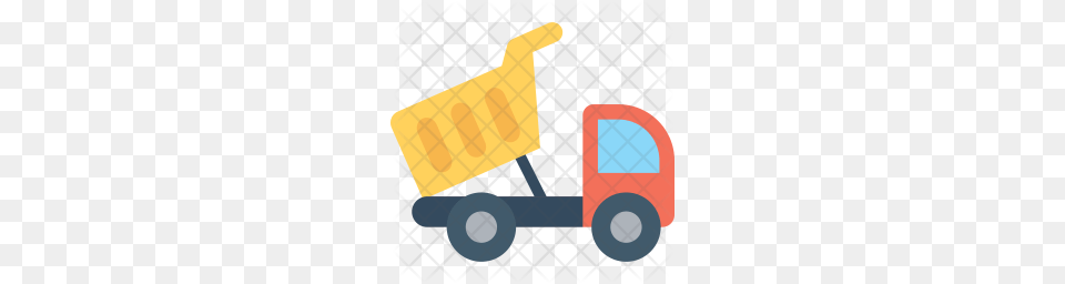 Premium Dump Truck Icon, Fence, Carriage, Transportation, Vehicle Free Transparent Png