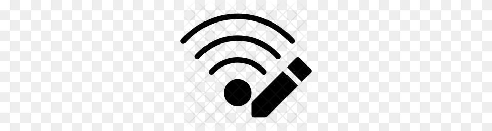 Premium Edit Wifi Icon Download, Pattern, Texture Png