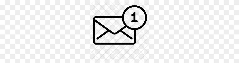 Premium Email Notification Icon Pattern Free Png Download