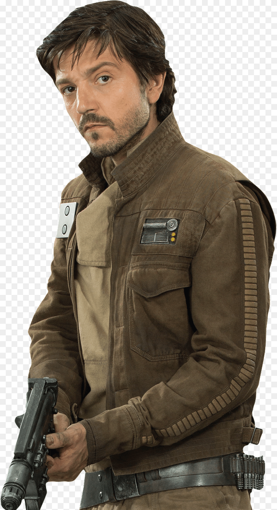 Premium Eras Canon Cassian Andor, Clothing, Jacket, Handgun, Gun Png Image