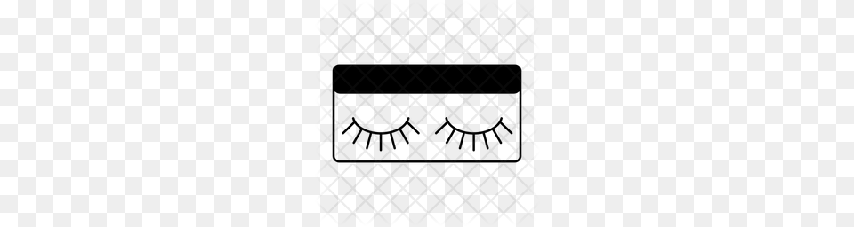 Premium Eyelashes Icon Pattern Free Png Download
