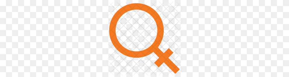 Premium Female Sign Icon, Racket, Magnifying Free Transparent Png