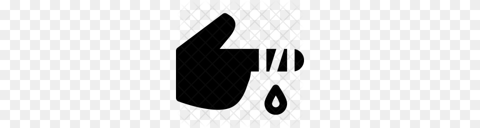 Premium Finger Injury Hand Gesture Touch Blood Icon Download, Pattern Free Transparent Png