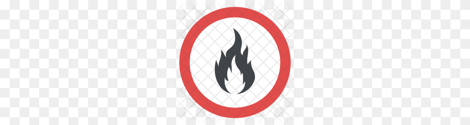 Premium Fire Hazard Sign Icon Download, Symbol, Electronics, Hardware Free Png