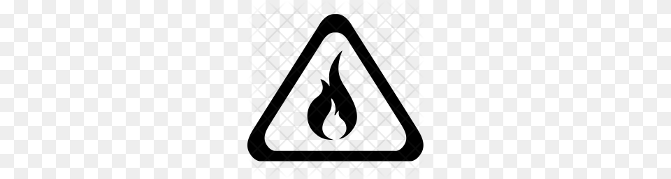 Premium Fire Warning Icon Pattern, Blackboard Free Png Download