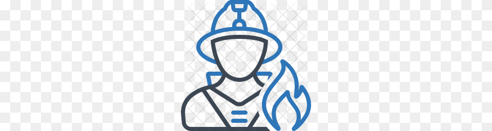 Premium Fireman Icon Download, Helmet, American Football, Football, Person Free Png