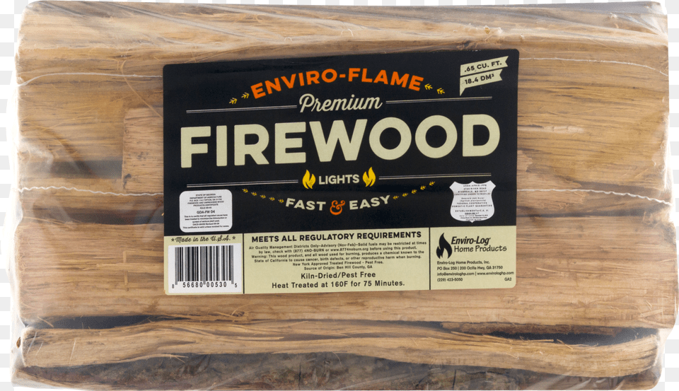 Premium Firewood Bundle Enviro Log Inc Fw5305 065 Cu Ft Premium Firewood, Wood, Lumber, Business Card, Paper Free Transparent Png