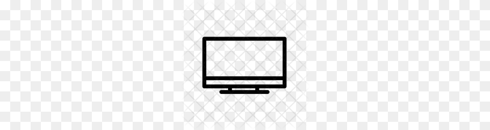 Premium Flatscreen Tv Icon Download, Pattern, Home Decor Png
