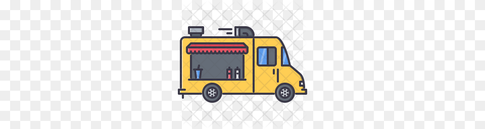 Premium Food Truck Icon Download, Transportation, Vehicle, Moving Van, Van Png