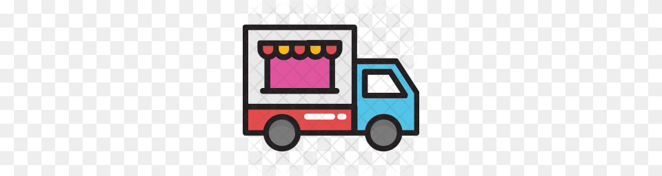 Premium Food Truck Icon Download, Transportation, Vehicle, Van, Gas Pump Png