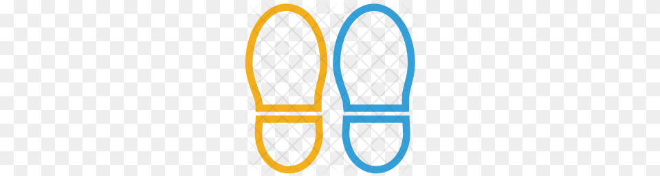 Premium Footsteps Icon Download, Clothing, Footwear, Shoe, Smoke Pipe Png Image