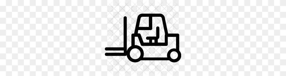 Premium Forklift Truck Icon, Pattern, Texture Free Png