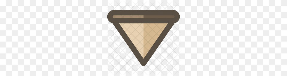 Premium Frappuccino Icon Download, Triangle, Lighting Png Image