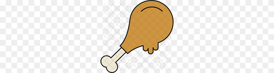 Premium Fried Chicken Icon, Racket, Maraca, Musical Instrument Free Png