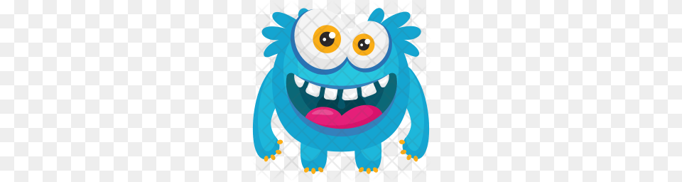 Premium Funny Monster Icon Download, Plush, Toy Png Image