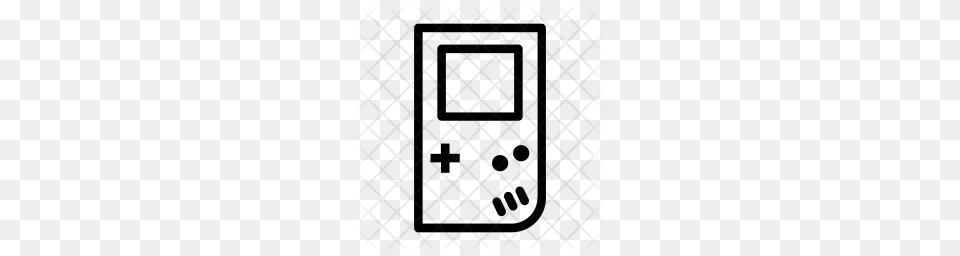Premium Gameboy Icon Download, Pattern, Home Decor Free Png