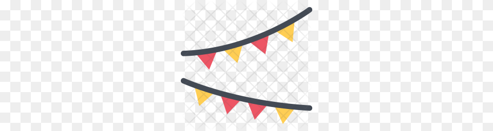 Premium Garland Flags Icon Download Png