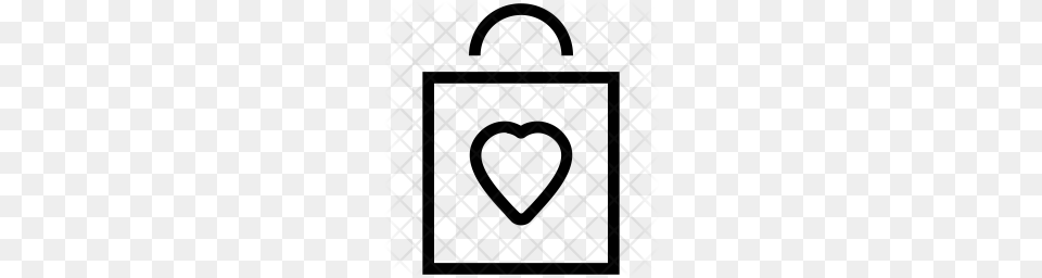 Premium Gift Bag Icon, Pattern, Home Decor Free Png